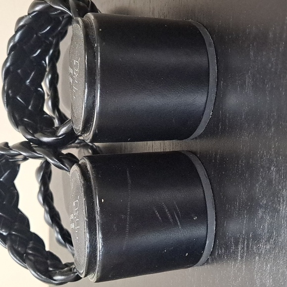 Sandals Time and Tru Women's Black Braided Slip on Heeled Memory Foam Size 9 - Picture 6 of 11